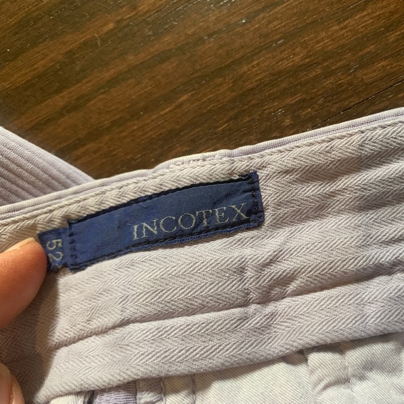 Men's Incotex Summer casual dress cotton pant - Picture 2 of 12